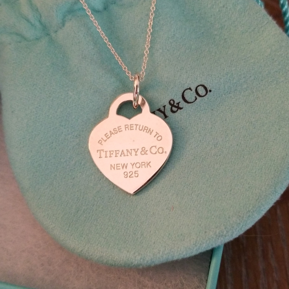 Tiffany charm and chain